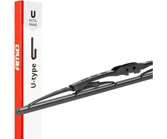 Automobilio valytuvo šluotelė, metalinė, U tipo, universali, 24 colių 600 mm 60 cm amio-04014