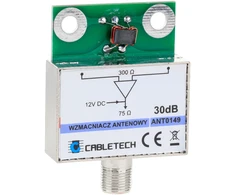 Stiprintuvas „Cabletech“ 30 dB ekranuotas antenos stiprintuvas