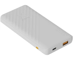 „Xtorm“ – 15 W „FastCharge Go2“ išorinė baterija, 10 000 vatų, pelenų baltumo