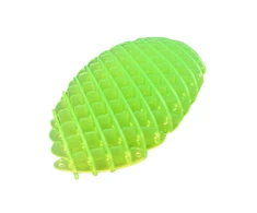 Lean Toys Lankstus žalias anti-streso žaislas, 5x4 cm