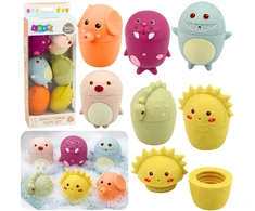 Lean Toys Vonios žaislų rinkinys 6 vnt.