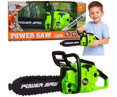 Lean Toys Žaislinis grandininis pjūklas žalias