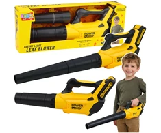 Lean Toys Žaislinis lapų pūstuvas geltonas