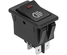 Złącze Oem Jungties jungiklis 12V šviesos jungiklis su raudonu diodu
