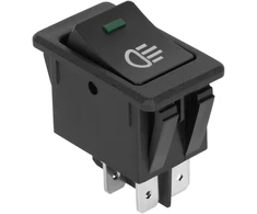 Złącze Oem Jungties jungiklis 12V šviesos jungiklis su žaliu diodu