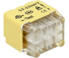Orno Złączka 6 laidų įspaudžiama instaliacinė jungtis; 0,75–2,5 mm² laidui; IEC 300V/24A; 10 vnt. lizdinė pakuotė.