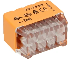 Orno Złączka Įspaudžiama instaliacinė jungtis, 8 laidų; dvieilė; 0,75–2,5 mm² laidui; IEC 300V/24A; 10 vnt.