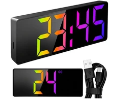 Alarm clock - Izoxis colorful LED clock