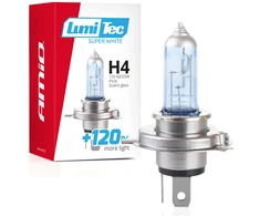 Halogeninė lemputė H4 12V 60/55W „Lumitec Super Baltas“ +120% amio-02137