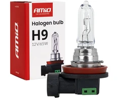 Halogeninė lemputė H9 12V 65W PGJ19-5 amio-04518