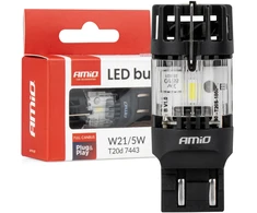 „Lumitec T20D 7443 W21/5W“ LED lemputė 12 V, „Full Canbus“, balta, 1 vnt. amio-04687