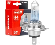 Halogeninės lemputės H4 12V 60/55W „Lumitec“ naujos kartos +135% duo amio-04404