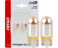 Halogeninės lemputės WY5W 12V5W „Lumitec“ oranžinės chromo spalvos, 2 vnt. amio-04626