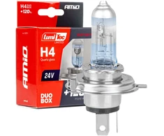 Halogeninės lemputės H4 24V 75/70W „Lumitec Limited“ +120% „Duo Amio-04951“