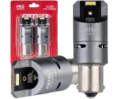 LED lemputės „Full Canbus Pro BA15S P21W“ 2x1860SMD baltos 12V 24V amio-03603