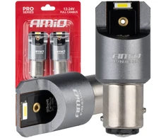 LED lemputės „Full Canbus Pro Bay 15d P21/5W“ 2x1860 SMD baltos 12 V 24 V amio-03595