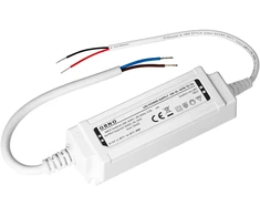 Zasilacz Maitinimo šaltinis LED maitinimo šaltinis, hermetiškas, 12V, 24W, IP67, plastikinis korpusas