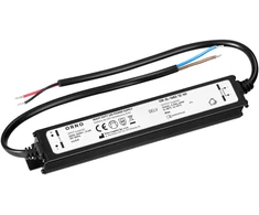 Zasilacz Maitinimo šaltinis LED maitinimo šaltinis IP44, hermetiškas, plonas, 12V, 40W, metalinis korpusas