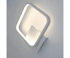 Šviestuvas LED ZD113, 14W, 22,5x22,5 cm, baltas