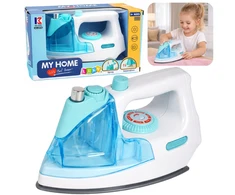 Lean Toys Vaikiškas lygintuvas baltas ir turkio