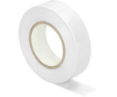 Zestaw Rinkinys 10 izoliacinių juostų rinkinys, 19 mm, baltos, atsparios ugniai, storis 0,13 mm, ilgis 20 m