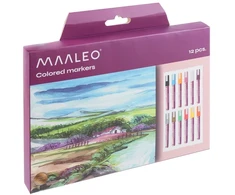 12 dekoratyvinių žymeklių rinkinys Maaleo 25743