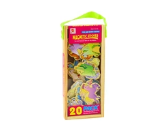 Lean Toys 20 Spalvotų Magnetukų Rinkinys