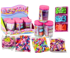 Lean Toys Karoliukų rinkinys papuošalams kurti