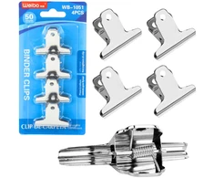 Lean Metalinės sąvaržėlės dokumentams 50 mm, 4 vnt.