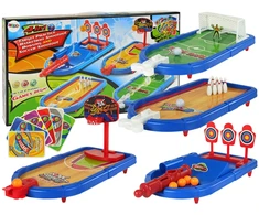 Zestaw Lean Toys Stalo žaidimas 4in1