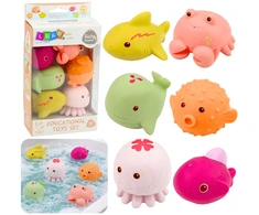 Lean Toys Vonios žaislų rinkinys 6 vnt.