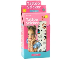 Lean Toys Vaikiškų tatuiruočių rinkinys 60 vnt.
