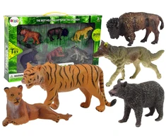 Figūrėlių rinkinys Afrikos miško gyvūnai Lean Toys