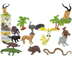 Lean Toys Australijos gyvūnų figūrėlių rinkinys LeanToys, 12 vnt.