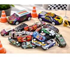 Lean Toys Automobilių Rinkinys Lagamine su 25 Mašinėlėmis ir Gatvių Kilimėliu