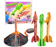 Lean Toys Žaislinis dinozaurų paleidėjas 22 cm