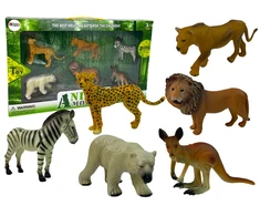 Figūrėlių rinkinys Afrikos gyvūnai Lean Toys