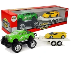 Lean Toys Automobilių rinkinys vaikams Auto Sportoe Geltona Terrain, 2 vnt.