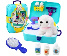 Lean Toys Vaikų žaislų rinkinys „Pet Care“ 16 dalių