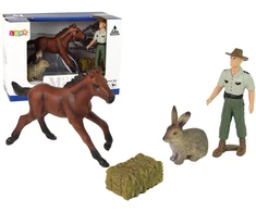 Gyvūnų figūrėlių rinkinys Lean Toys