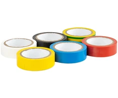 Izoliacinės juostos rinkinys - 6 vnt. 15 mm x 5 m amio-02609