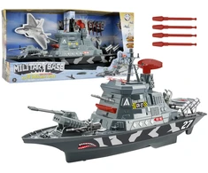 Lean Cars Karinis laivas, pilkas