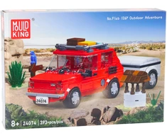 Lean Toys Konstruktorius Mold King Fiat 126 su priekaba 1:24 393 det.