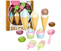 Lean Toys Žaidimų rinkinys vaikams su ledais ir saldumynais