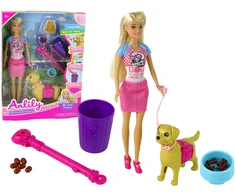Lean Toys Lėlės rinkinys su augintiniu