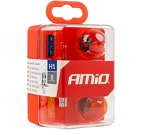 Lempučių ir saugiklių rinkinys, 8 vnt., h1, amio-01493