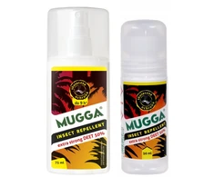 Zestaw Rinkinys Mugga Strong Purškiklis + Roll On 50% Deet Mugga rinkinys
