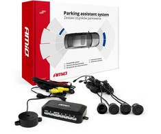 Parkavimo jutiklių rinkinys, skirtas kamerai ir LCD ekranui, juodas 22mm AMIO-02989
