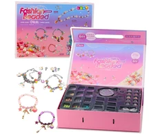 Lean Toys Karoliukų ir Pakabukų Rinkinys Papuošalų Kūrimo Rinkinys