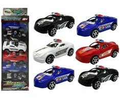 Policijos automobilių rinkinys Lean Toys